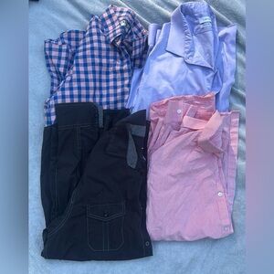 Men’s button up bundle - Two Calvin Klein, one Express, last Michael Brandon